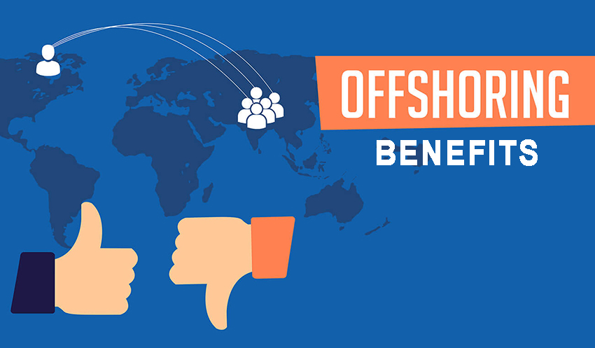 The difference between Offshoring and Outsourcing that businesses...